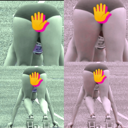 股◯お尻突出し食い込み！万筋～割れ...