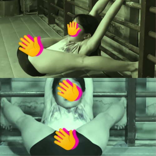 ロリ呂理ぱっくり万◯s割れ◯お尻！...