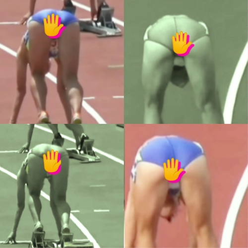 お尻突出し食込みブルマ！JK陸ペロ...