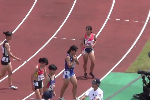 全国中学校　女子100m　競技　予...