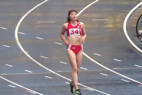 日本学生陸上個人 JD女子100m...