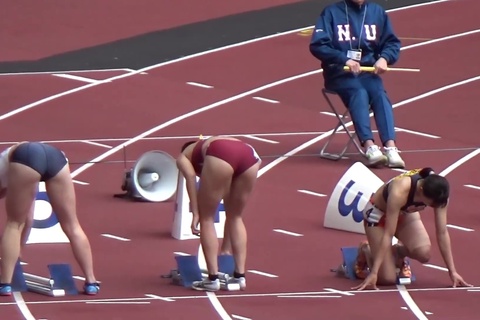 日本学生陸上個人 JD女子100m...