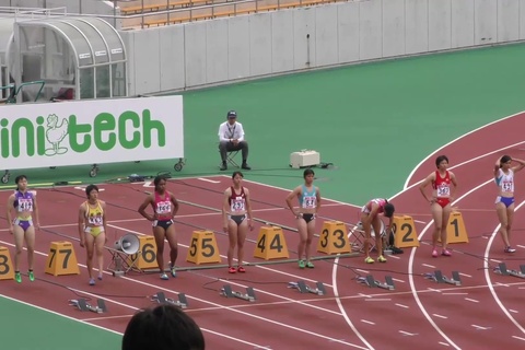 2016ジュニア陸上 女子100m...