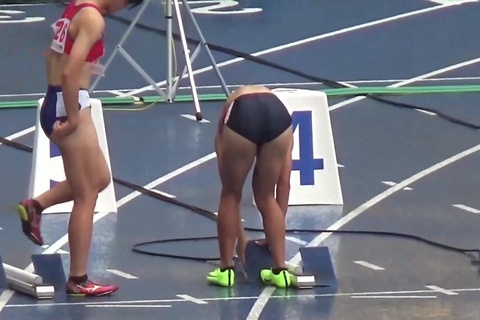 日本学生陸上個人 JK女子100m...