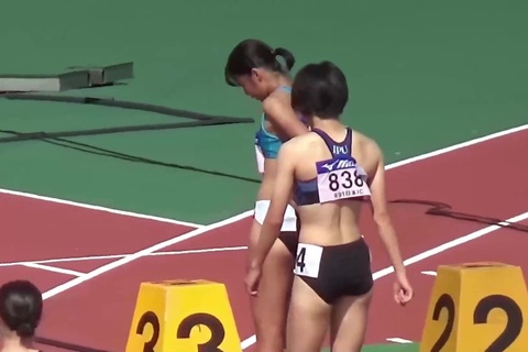 日本学生陸上個人 女子走りハードル...