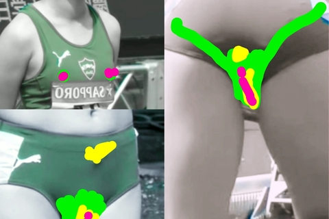 れ～すパンテ●透け青学陸●まん娘た...